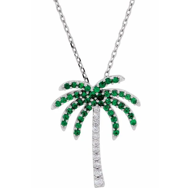 Palm Tree Necklace