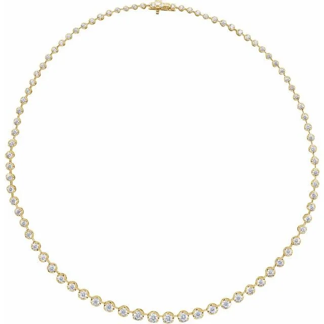 Lab-Grown Diamond Line / Tennis Necklace