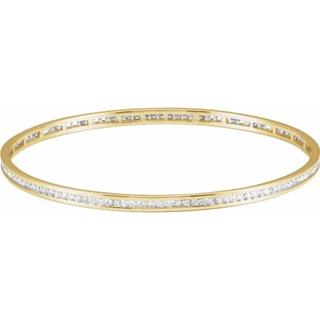 Accented Stackable Bangle Bracelet