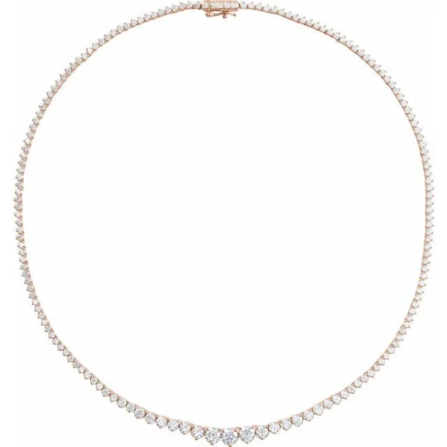Lab-Grown Diamond Line / Tennis Necklace