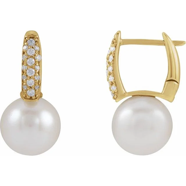 Accented Pearl Earrings