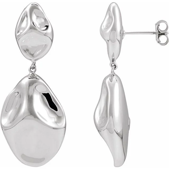 Electroform Drop Earrings