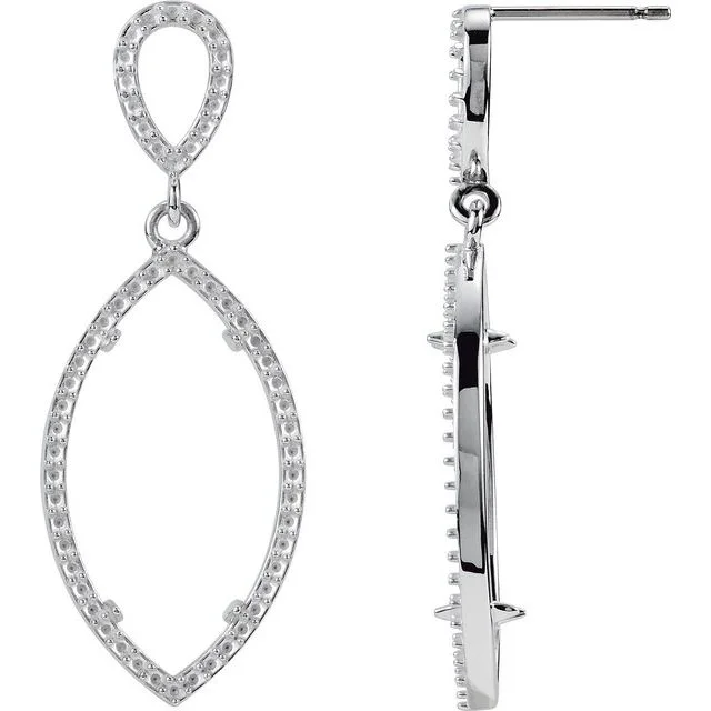 Halo-Style Earrings