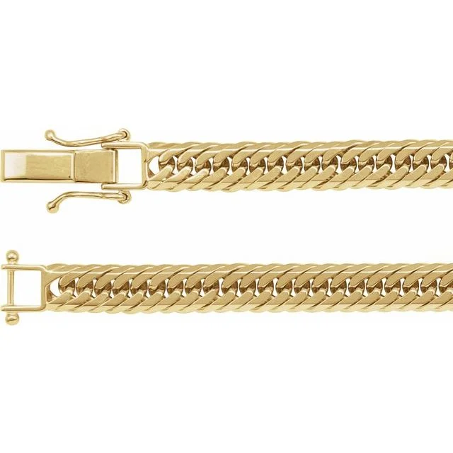 6.2 mm Diamond-Cut Curb Chain