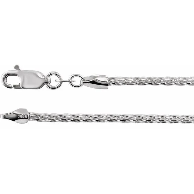 1.75 mm Diamond-Cut Wheat Chain