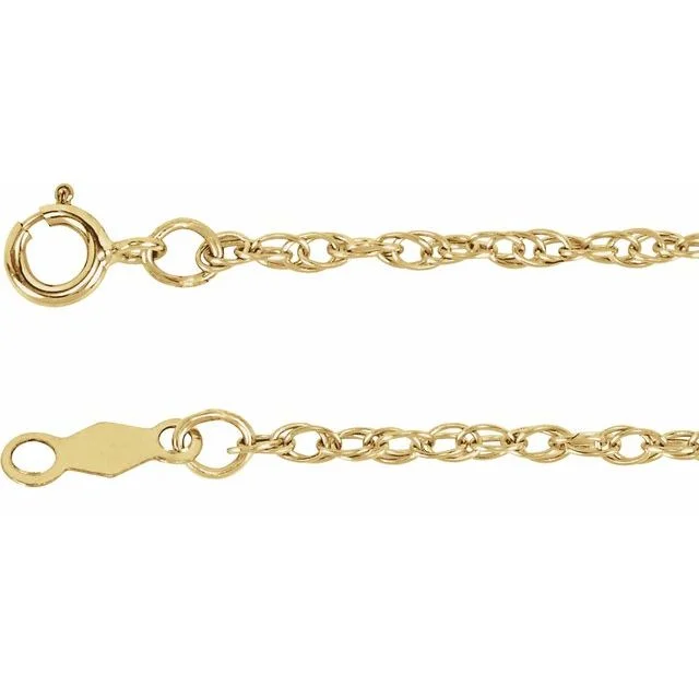 1.25 mm Rope Chain